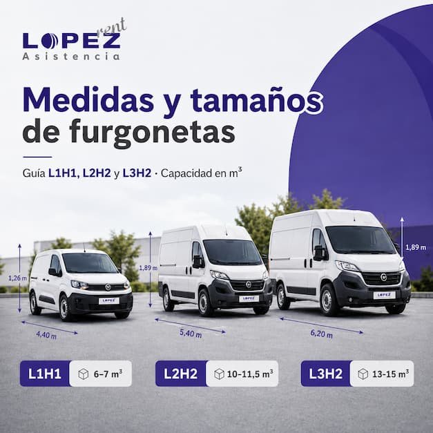 Medidas furgonetas Medidas furgonetas